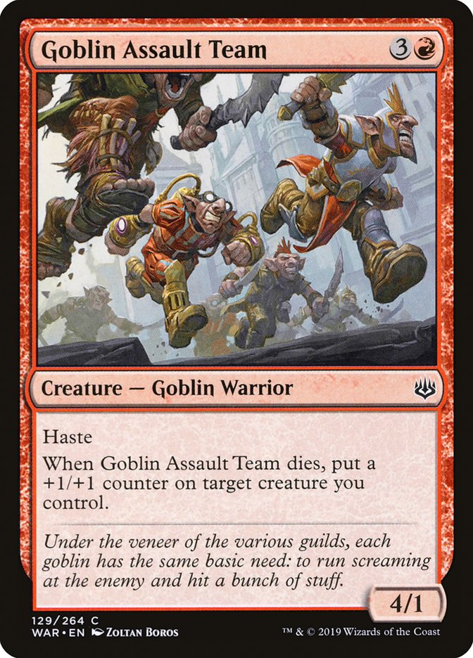 Goblin Assault Team [War of the Spark] (WAR 129)