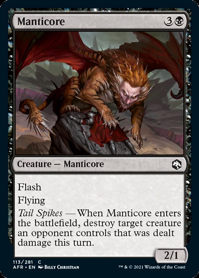 Manticore [Dungeons & Dragons: Adventures in the Forgotten Realms] (AFR 113)