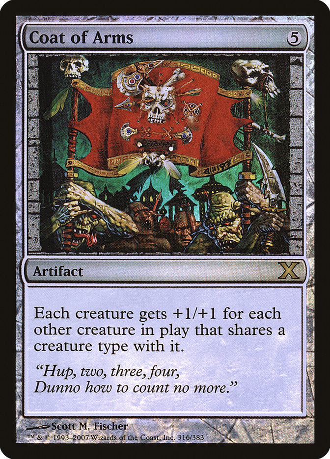 Coat of Arms (Premium Foil) [Tenth Edition] (10E 316)