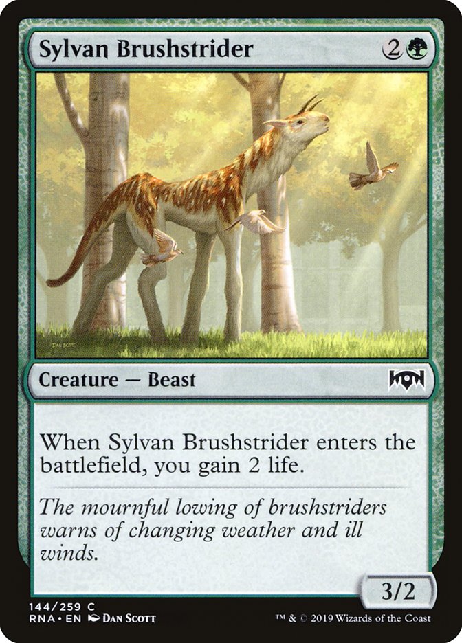 Sylvan Brushstrider [Ravnica Allegiance] (RNA 144)