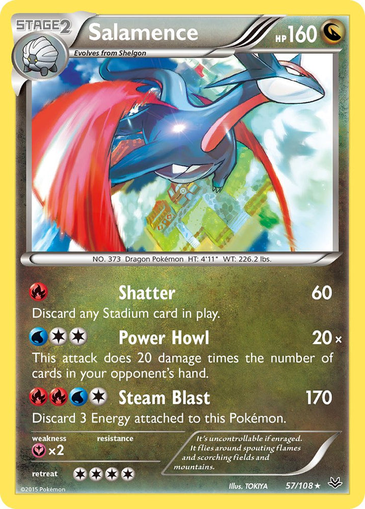 Salamence (XY Roaring Skies) (57/108) [Theme Deck Exclusives]