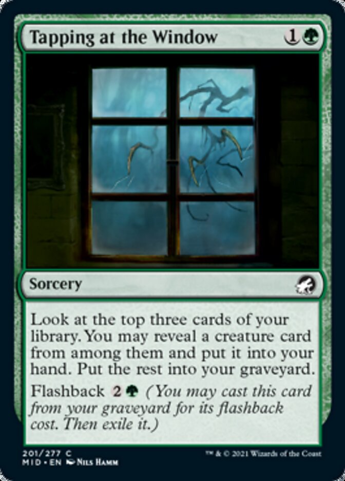 Tapping at the Window [Innistrad: Midnight Hunt] (MID 201)