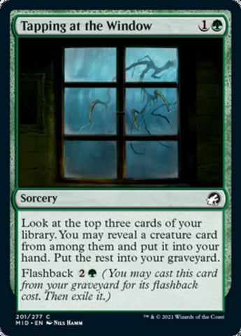 Tapping at the Window [Innistrad: Midnight Hunt] (MID 201)