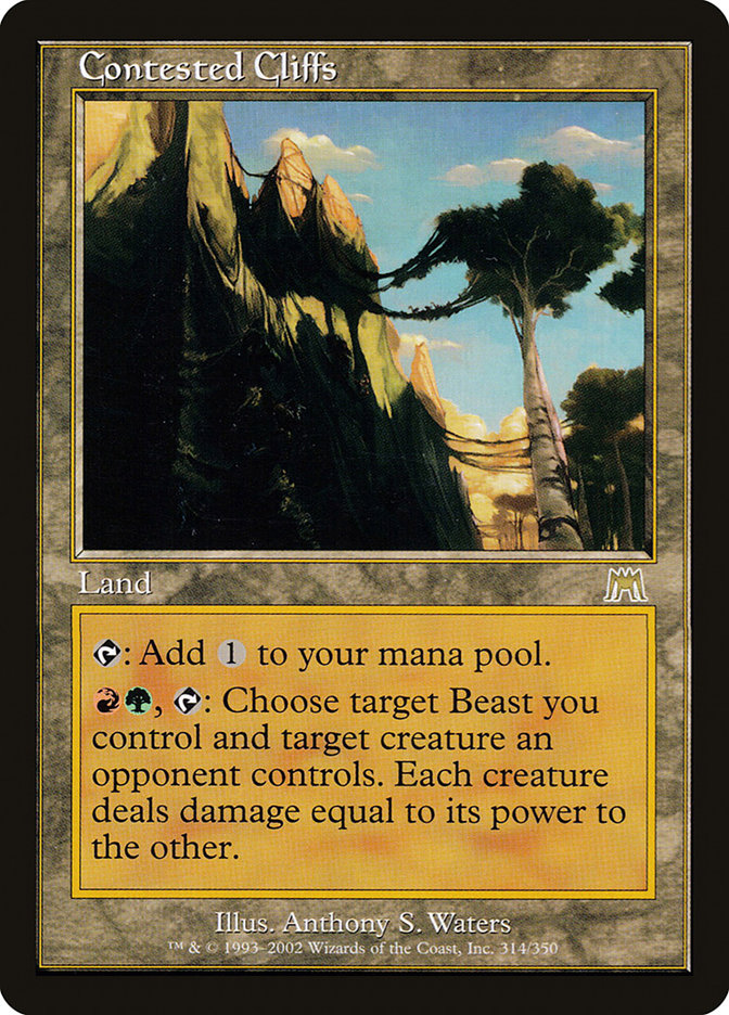 Contested Cliffs [Onslaught] (ONS 314)