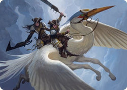 Gryffwing Cavalry Art Card [Innistrad: Crimson Vow Art Series] (AVOW 11)