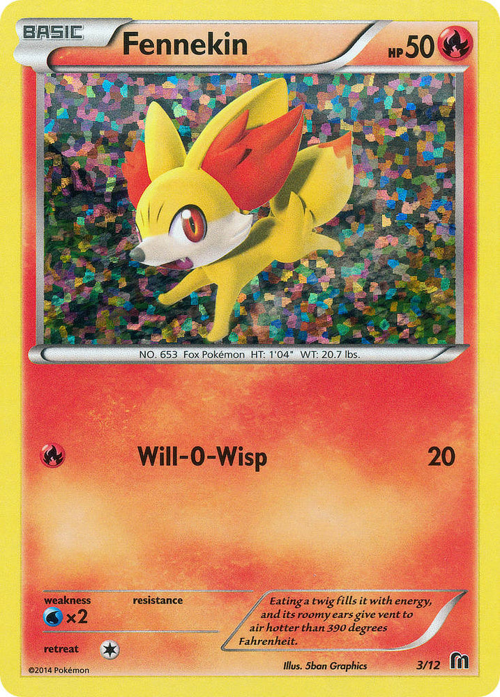 Fennekin (3/12) [Mcdonald's Promos: 2014 Collection]