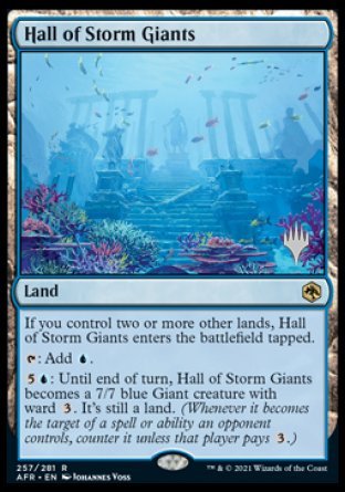 Hall of Storm Giants (Promo Pack) [Dungeons & Dragons: Adventures in the Forgotten Realms Promos] (PAFR 257)