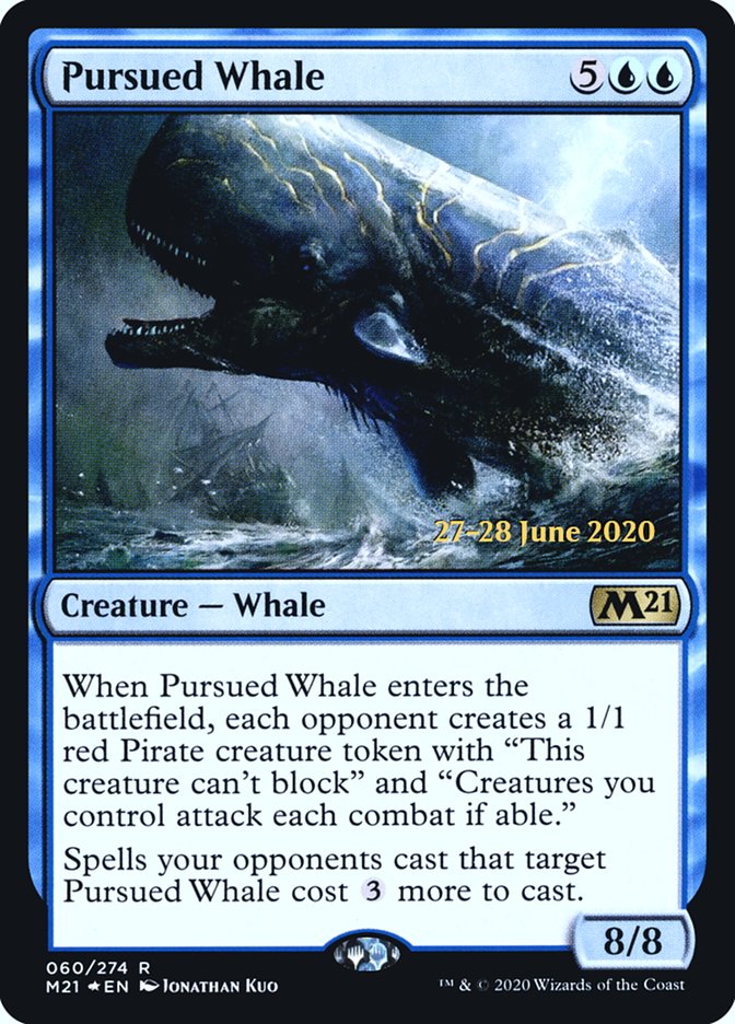 Pursued Whale  [Core Set 2021 Prerelease Promos] (PM21 60S)