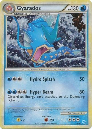 Gyarados (30/30) [HeartGold & SoulSilver: Trainer Kit - Gyarados & Raichu]