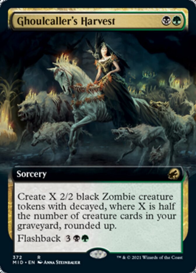 Ghoulcaller's Harvest (Extended) [Innistrad: Midnight Hunt] (MID 372)