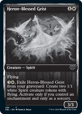 Heron-Blessed Geist [Innistrad: Double Feature] (DBL 286)