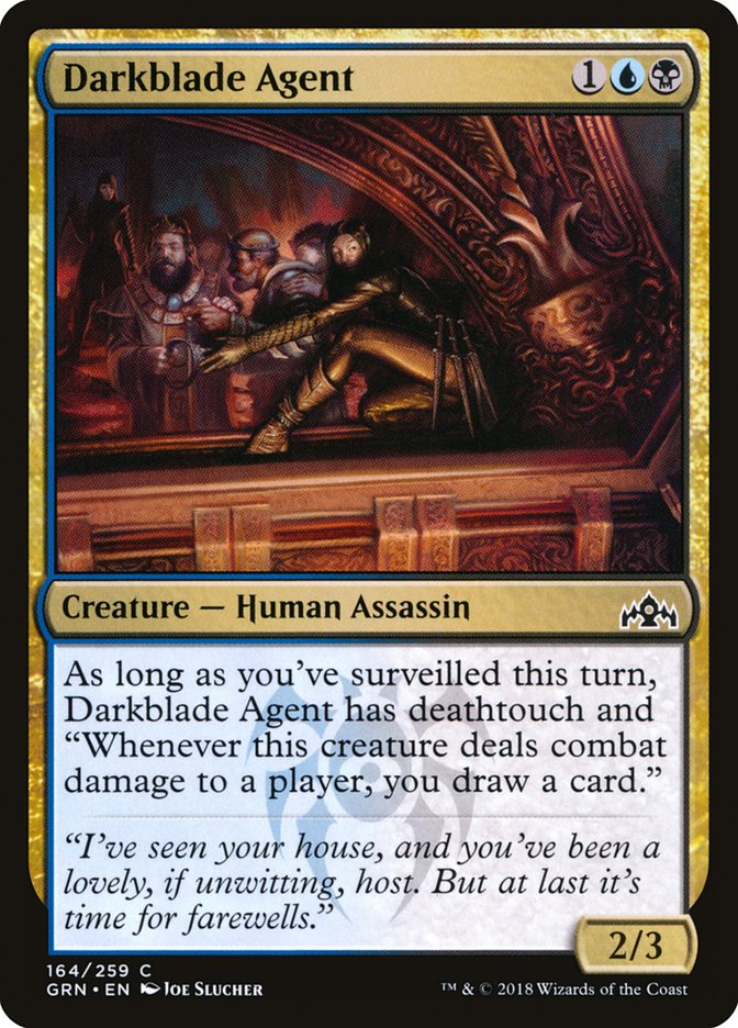 Darkblade Agent [Guilds of Ravnica] (GRN 164)