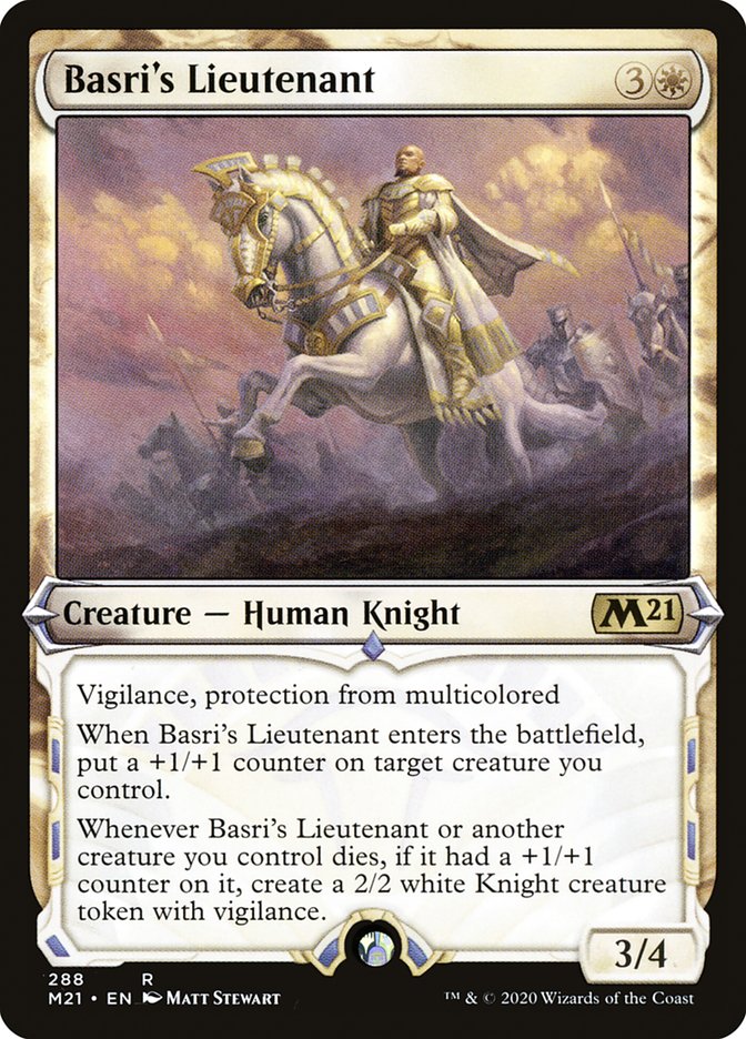 Basri's Lieutenant (Showcase) [Core Set 2021] (M21 288)