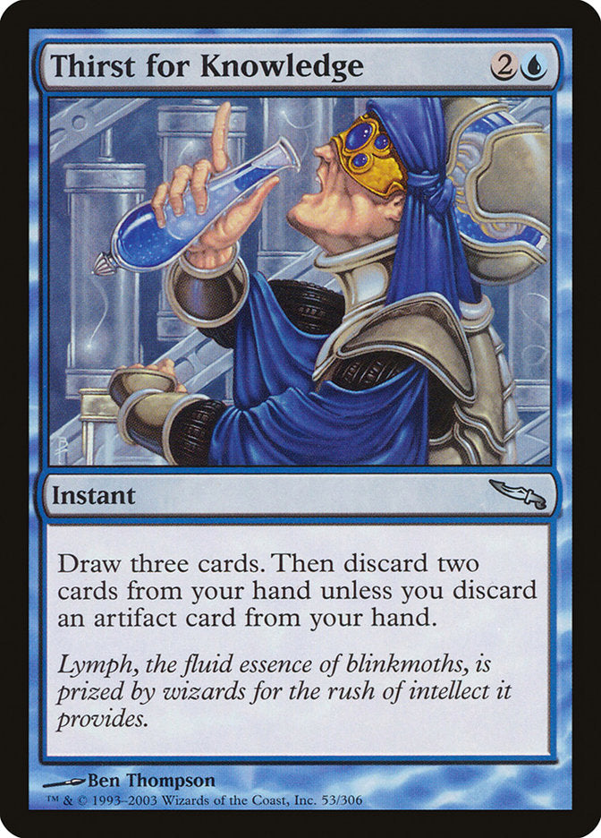 Thirst for Knowledge [Mirrodin] (MRD 53)