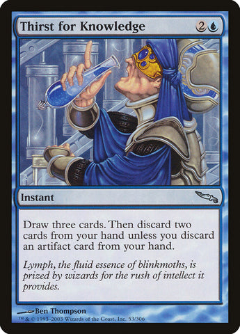 Thirst for Knowledge [Mirrodin] (MRD 53)