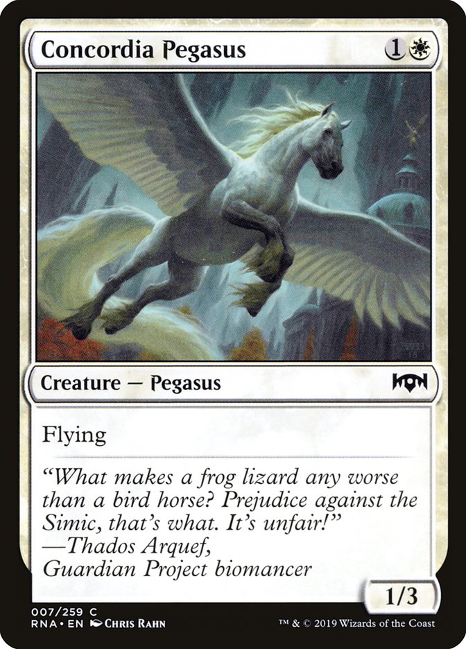 Concordia Pegasus [Ravnica Allegiance] (RNA 7)
