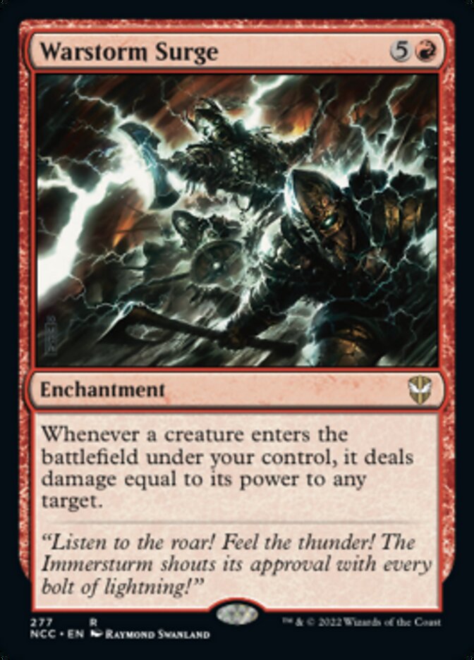 Warstorm Surge [Streets of New Capenna Commander] (NCC 277)