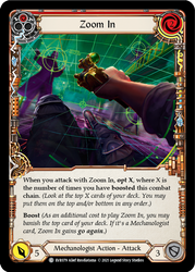 Zoom In (Red) [EVR079] 1st Edition Rainbow Foil