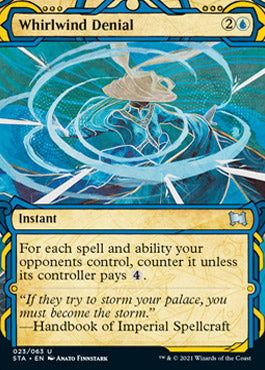Whirlwind Denial  (Etched Foil) [Strixhaven Mystical Archive] (STA 23)