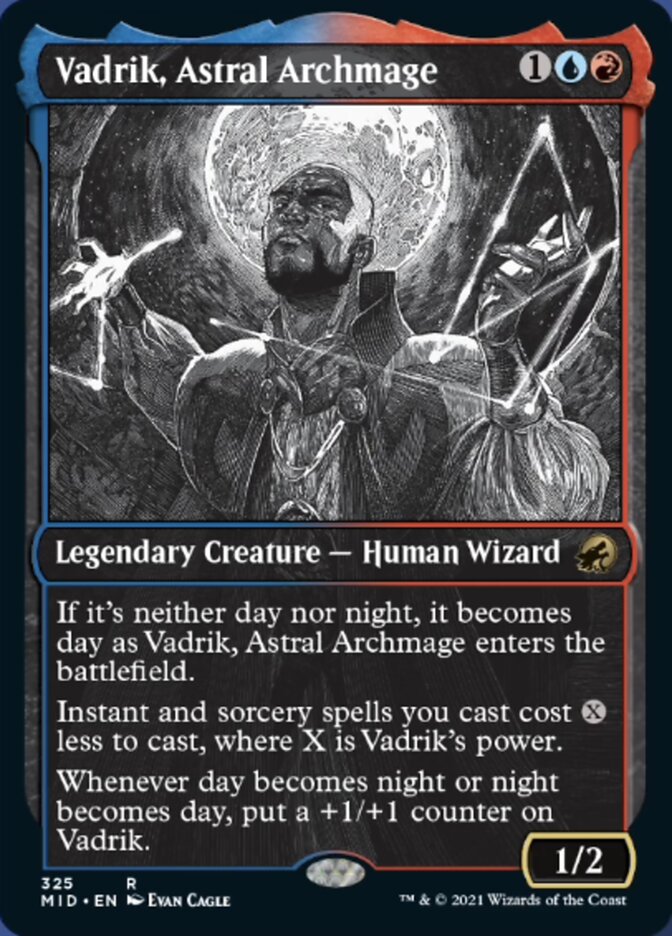 Vadrik, Astral Archmage (Showcase Eternal Night) [Innistrad: Midnight Hunt] (MID 325)