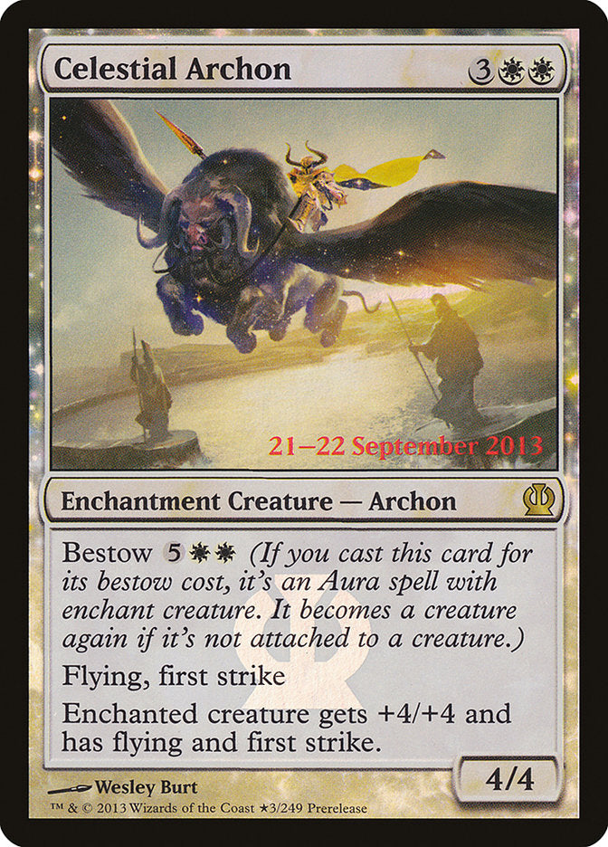 Celestial Archon  (Prerelease) [Theros Prerelease Promos] (PTHS 3)