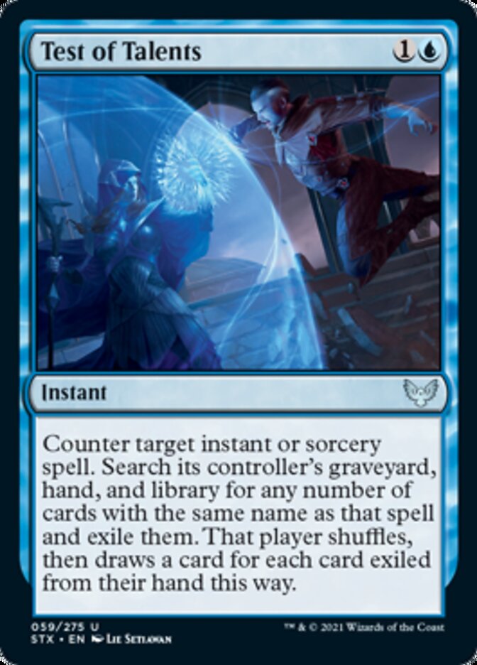 Test of Talents [Strixhaven: School of Mages] (STX 59)