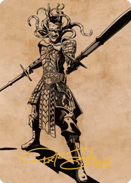 Zevlor, Elturel Exile Art Card (Gold-Stamped Signature) [Commander Legends: Battle for Baldur's Gate Art Series]