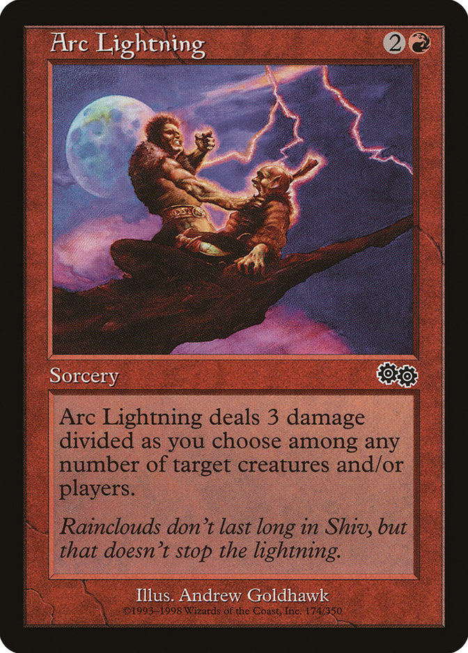 Arc Lightning [Urza's Saga] (USG 174)