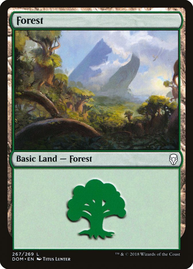 Forest (#267) [Dominaria] (DOM 267)