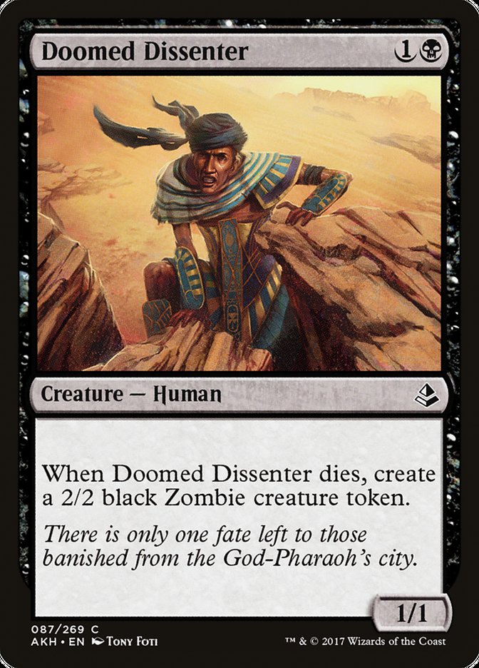 Doomed Dissenter [Amonkhet] (AKH 87)