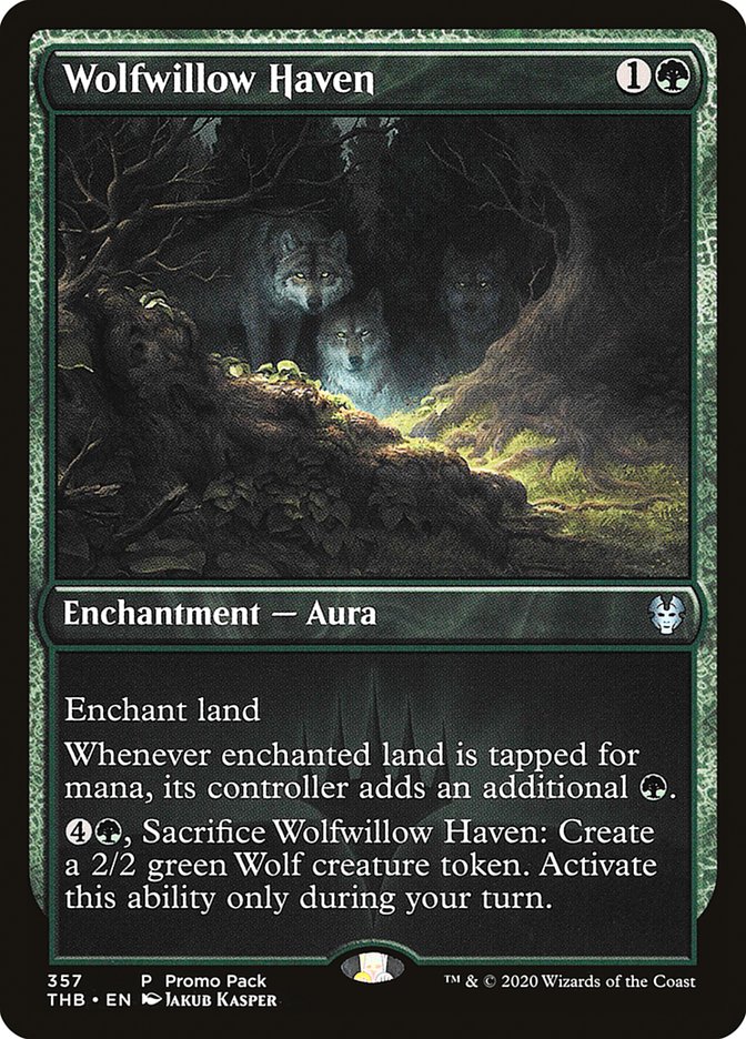 Wolfwillow Haven (Promo Pack) [Theros Beyond Death Promos] (THB 357)
