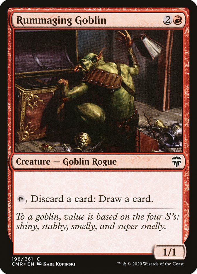 Rummaging Goblin [Commander Legends] (CMR 198)