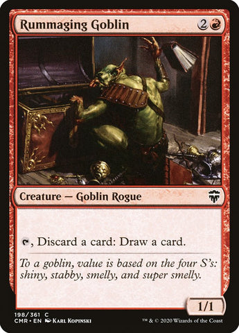 Rummaging Goblin [Commander Legends] (CMR 198)