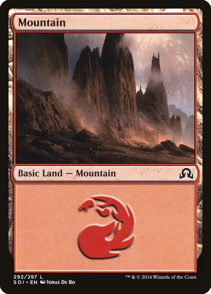 Mountain (#292) [Shadows over Innistrad] (SOI 292)