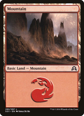 Mountain (#292) [Shadows over Innistrad] (SOI 292)