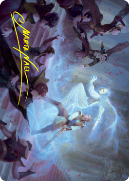 Dorothea's Retribution Art Card (Gold-Stamped Signature) [Innistrad: Crimson Vow Art Series] (AVOW 58)