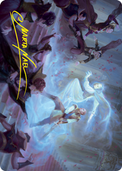 Dorothea's Retribution Art Card (Gold-Stamped Signature) [Innistrad: Crimson Vow Art Series] (AVOW 58)
