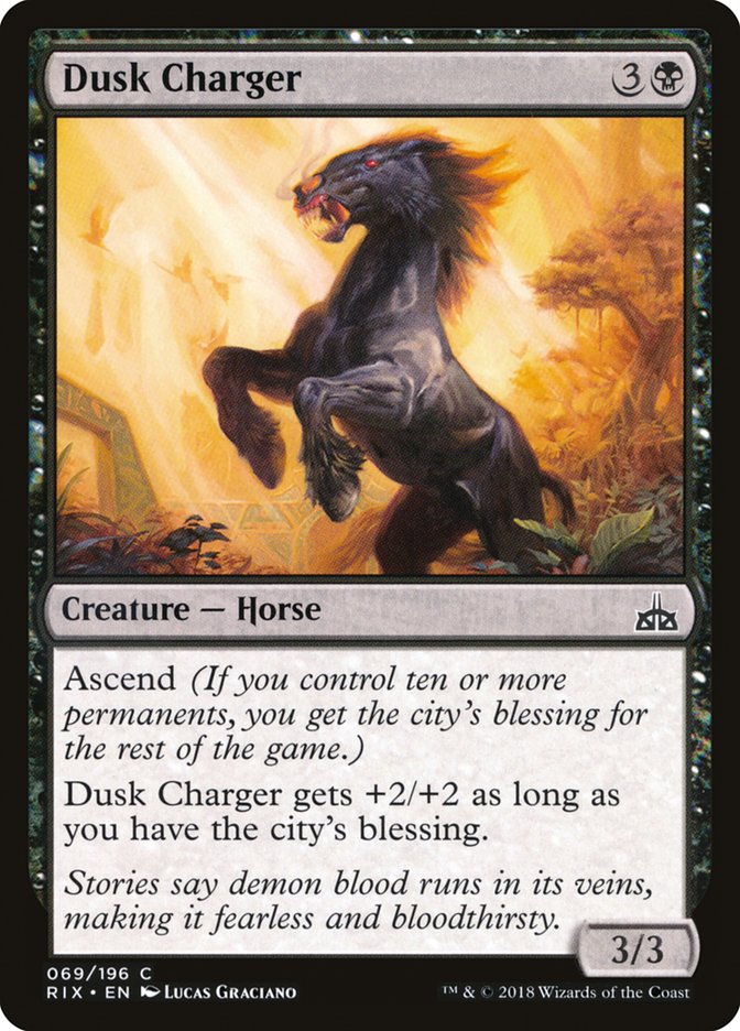 Dusk Charger [Rivals of Ixalan] (RIX 69)
