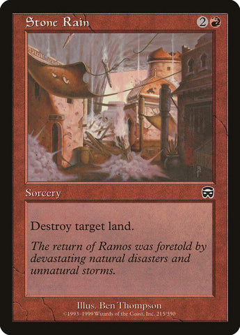 Stone Rain [Mercadian Masques] (MMQ 215)