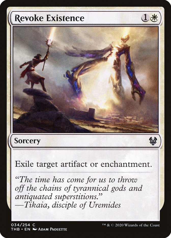 Revoke Existence [Theros Beyond Death] (THB 34)