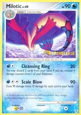Milotic (Prerelease Promo) (70/147) [Nintendo: Black Star Promos]