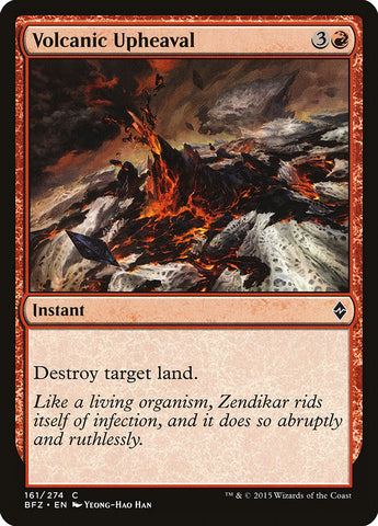 Volcanic Upheaval [Battle for Zendikar] (BFZ 161)