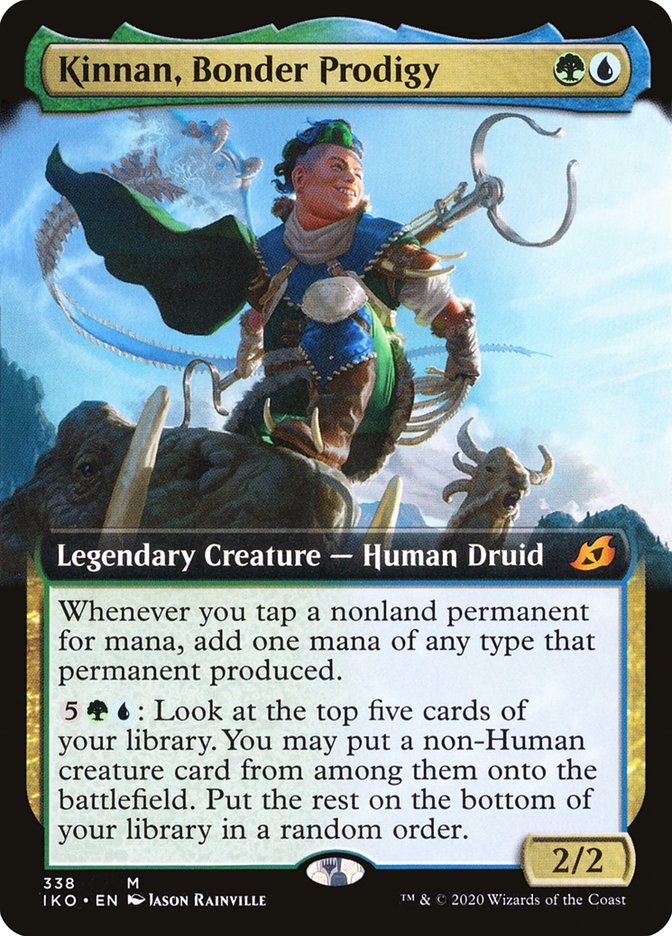 Kinnan, Bonder Prodigy (Extended Art) [Ikoria: Lair of Behemoths] (IKO 338)