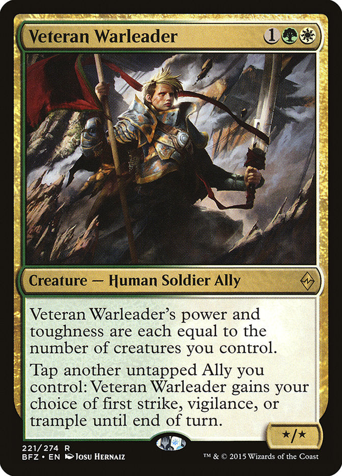 Veteran Warleader [Battle for Zendikar] (BFZ 221)