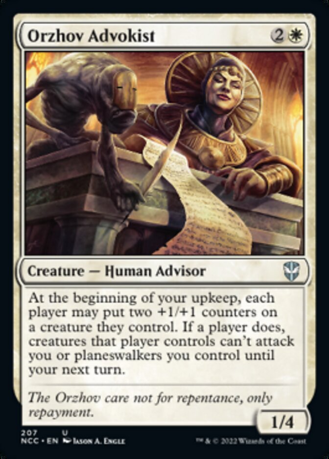Orzhov Advokist [Streets of New Capenna Commander] (NCC 207)