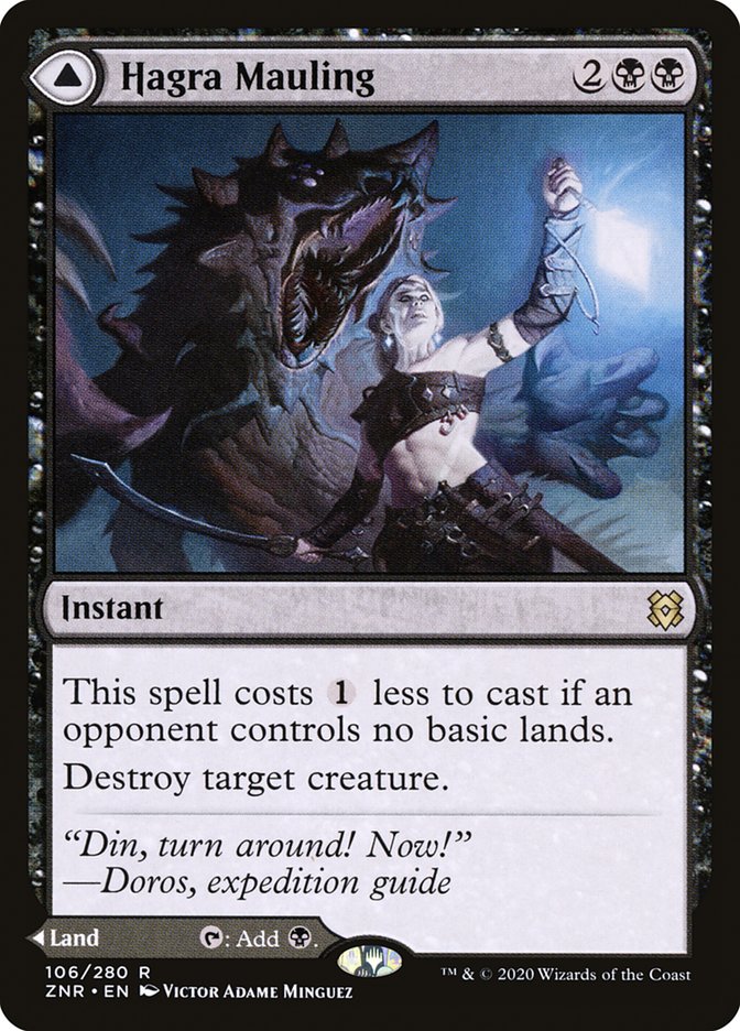 Hagra Mauling // Hagra Broodpit [Zendikar Rising] (ZNR 106)