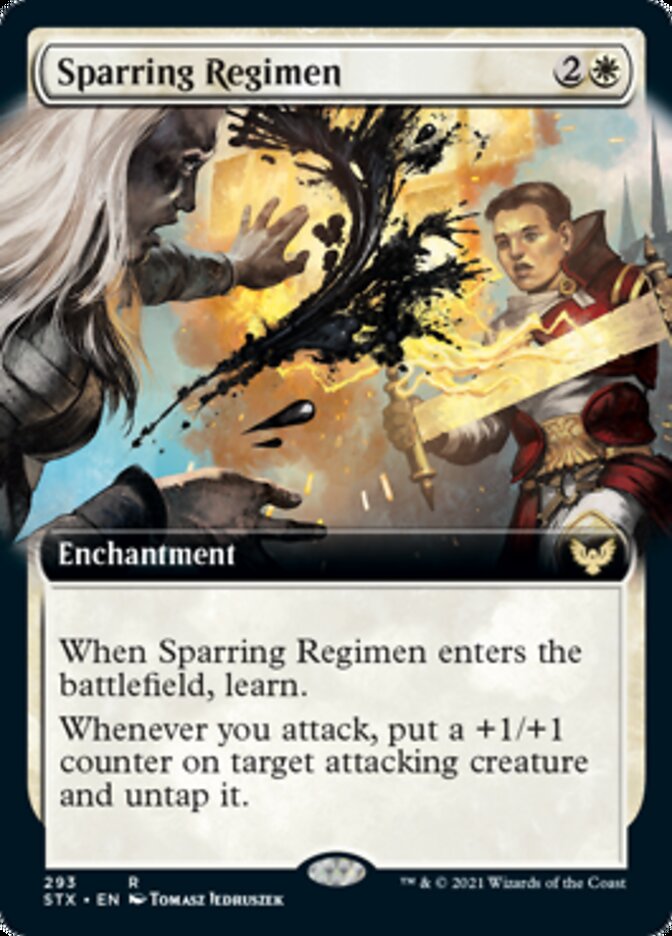 Sparring Regimen (Extended) [Strixhaven: School of Mages] (STX 293)
