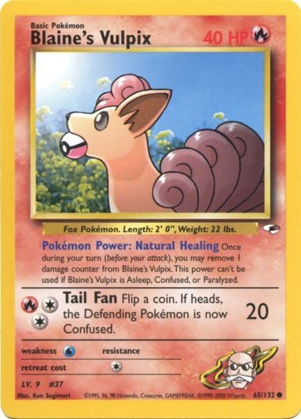 Blaine's Vulpix (65/132) [Gym Heroes]