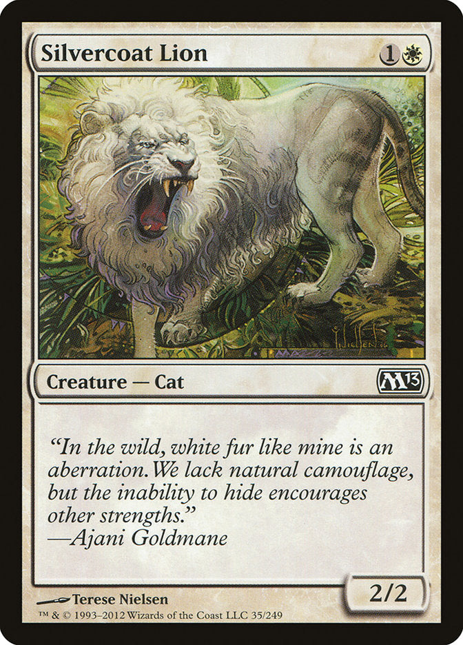 Silvercoat Lion [Magic 2013] (M13 35)