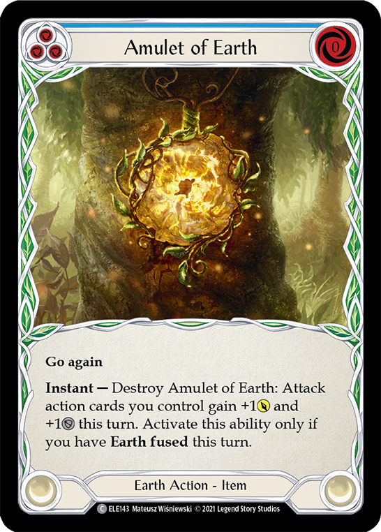 Amulet of Earth [ELE143] 1st Edition Rainbow Foil
